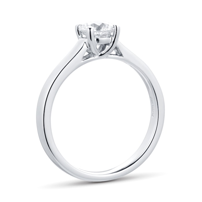 Goldsmiths Platinum 0.70ct Diamond Solitaire Ring