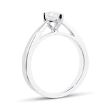 Goldsmiths Platinum 0.50ct Pear Cut Solitaire Engagement Ring