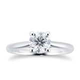 Goldsmiths Platinum 1.00ct Diamond Solitaire Engagement Ring