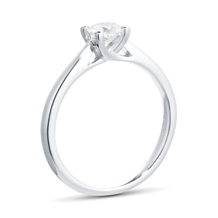 Goldsmiths Platinum 0.50ct Diamond Solitaire Engagement Ring