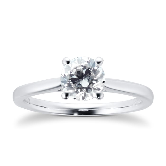 Mappin&Webb Platinum 1.00ct Diamond Solitaire Engagement Ring