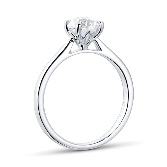 Mappin & Webb Platinum 1.00ct Diamond Solitaire Engagement Ring