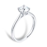 Mappin&Webb Platinum 1.00ct Diamond Solitaire Engagement Ring