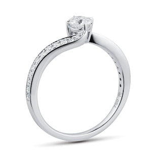 Mappin & Webb Platinum Boscobel Twist 0.50cttw Diamond Engagement Ring