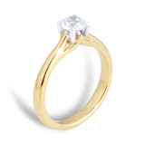 Mappin & Webb 18ct Yellow Gold Ena Harkness 0.50ct Solitaire Engagement Ring