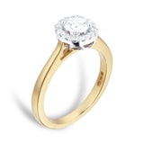 Goldsmiths 18ct Yellow Gold 0.50ct Goldsmiths Brightest Diamond Ring