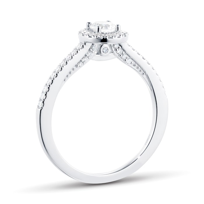 Goldsmiths Platinum 0.50 Carat Goldsmiths Brightest Diamond Ring