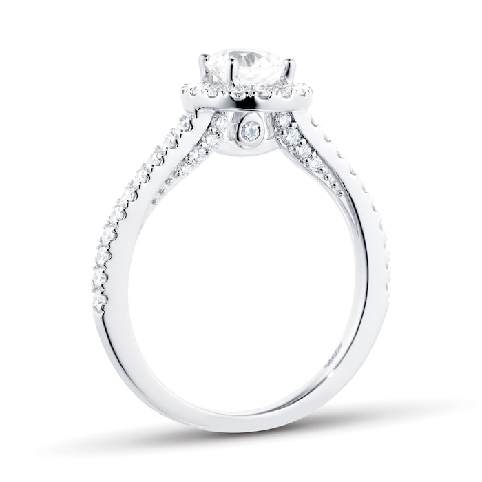 Goldsmiths Platinum 0.95 Carat Goldsmiths Brightest Diamond Ring