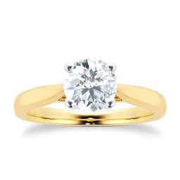 06018774 - 18ct Yellow Gold Brilliant Cut 1.00cttw Diamond Ring