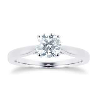 Goldsmiths Platinum 0.70cttw Brilliant Cut Solitaire Engagement Ring