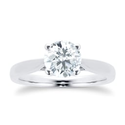 06018778 - Platinum 1.00cttw Brilliant Cut Solitaire Engagement Ring