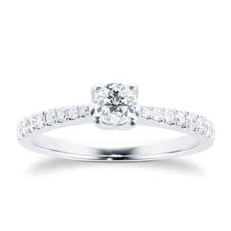 Goldsmiths Platinum 0.50ct Goldsmiths Brightest Diamond Ring Goldsmiths Platinum 0.50ct Goldsmiths Brightest Diamond Ring