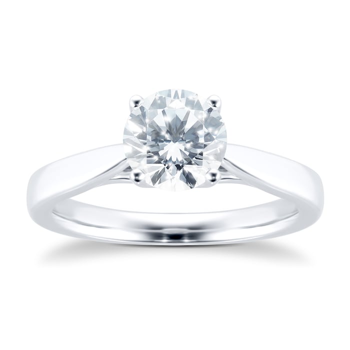 Goldsmiths Platinum 1.50cttw Goldsmiths Brightest Diamond Solitaire Engagement Ring