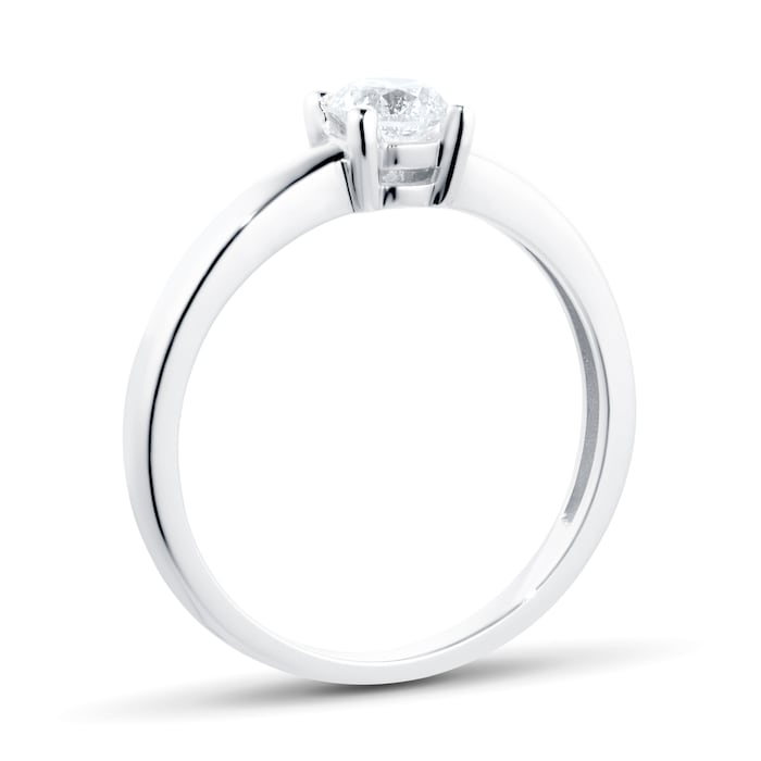 Goldsmiths 18ct White Gold 0.40ct Solitaire Engagement Ring