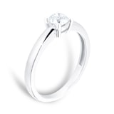 Goldsmiths 18ct White Gold 0.40ct Solitaire Engagement Ring