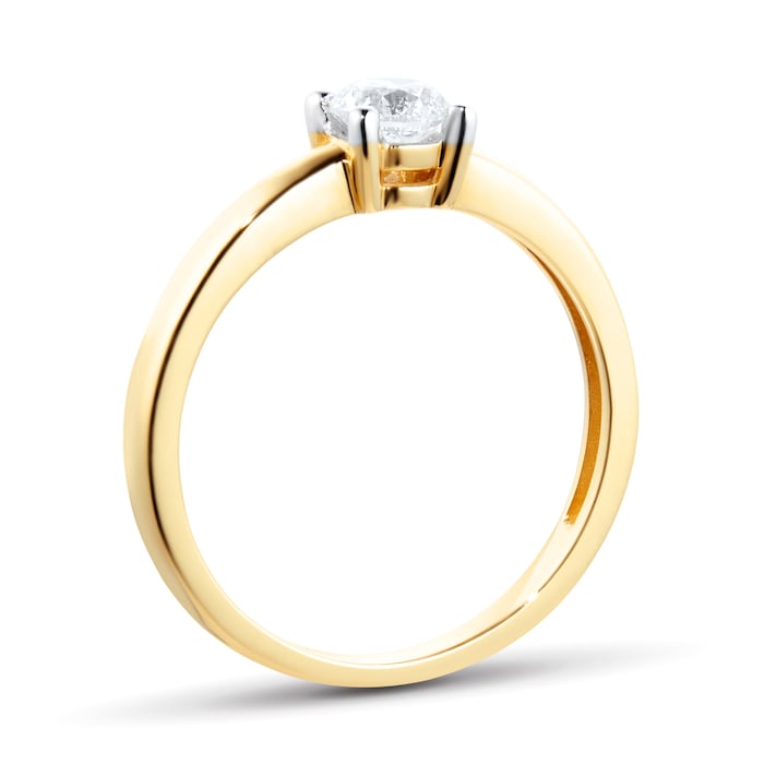 Goldsmiths 18ct Yellow Gold 0.40ct Solitaire Engagement Ring