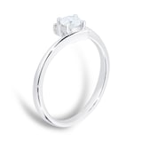 Goldsmiths 18ct White Gold 0.25ct Diamond Solitaire Engagement Ring