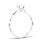 Goldsmiths 18ct White Gold 0.25ct Princess Cut Diamond Engagement Ring