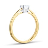 Goldsmiths 18ct Yellow Gold 0.25ct Princess Cut Diamond Engagement Ring
