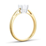 Goldsmiths 18ct Yellow Gold 0.50ct Princess Cut Diamond Engagement Ring