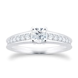Goldsmiths 18ct White Gold 0.50ct Diamond Engagement Ring