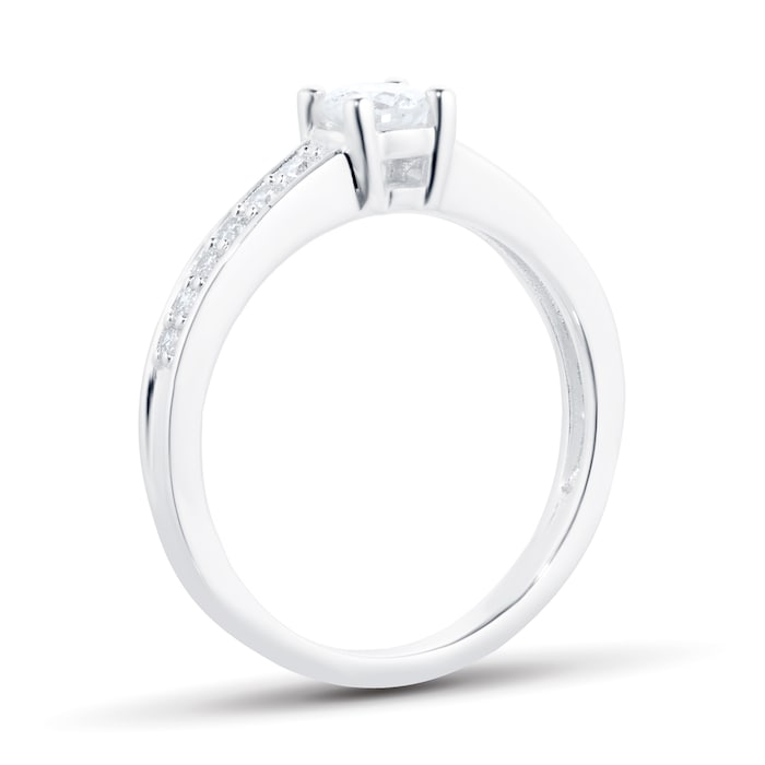 Goldsmiths 18ct White Gold 0.50ct Diamond Engagement Ring