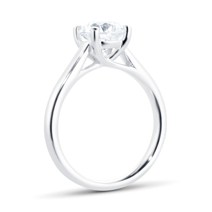 Mappin & Webb Platinum 1.50ct Diamond 4 Claw Solitaire Engagement Ring