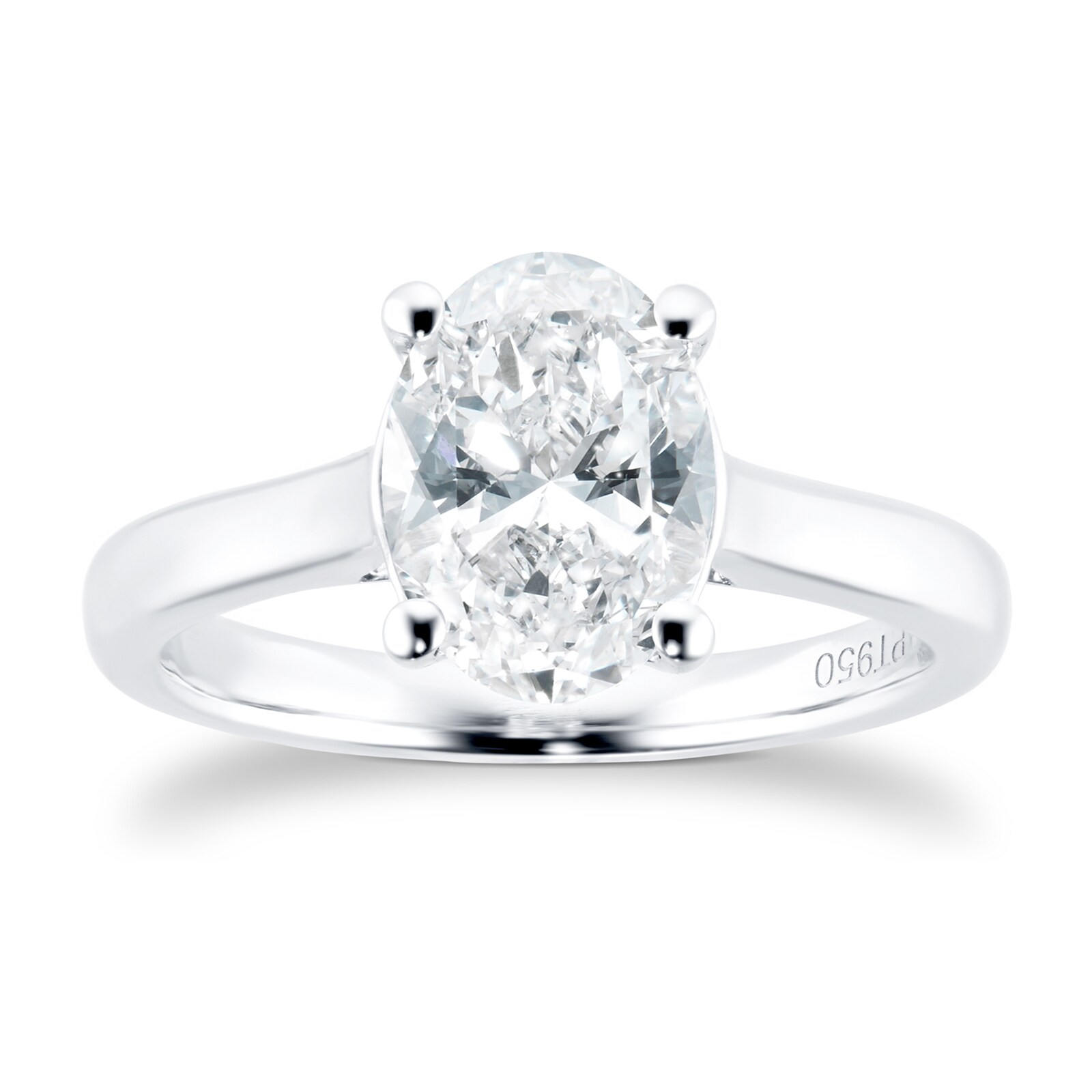 Oval Engagement Rings, Solitaire & Halo Oval Diamond Rings Online UK ...