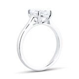 Mappin & Webb Platinum 2.01ct Oval Cut Diamond Solitaire Engagement Ring