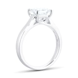 Mappin & Webb Platinum 1.50ct Princess Cut Diamond Solitaire Engagement Ring