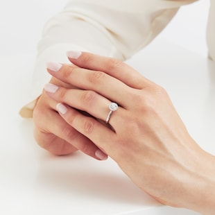 Goldsmiths 18ct White Gold 0.50ct Diamond Ring