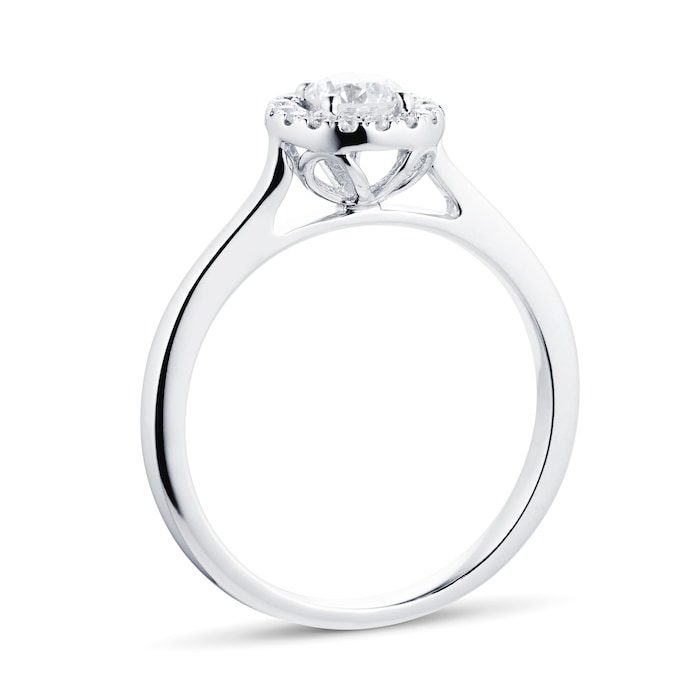 Goldsmiths 18ct White Gold 0.50ct Goldsmiths Brightest Diamond Ring