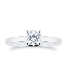 06019133 - Platinum Diamond Soliaire Engagement Ring
