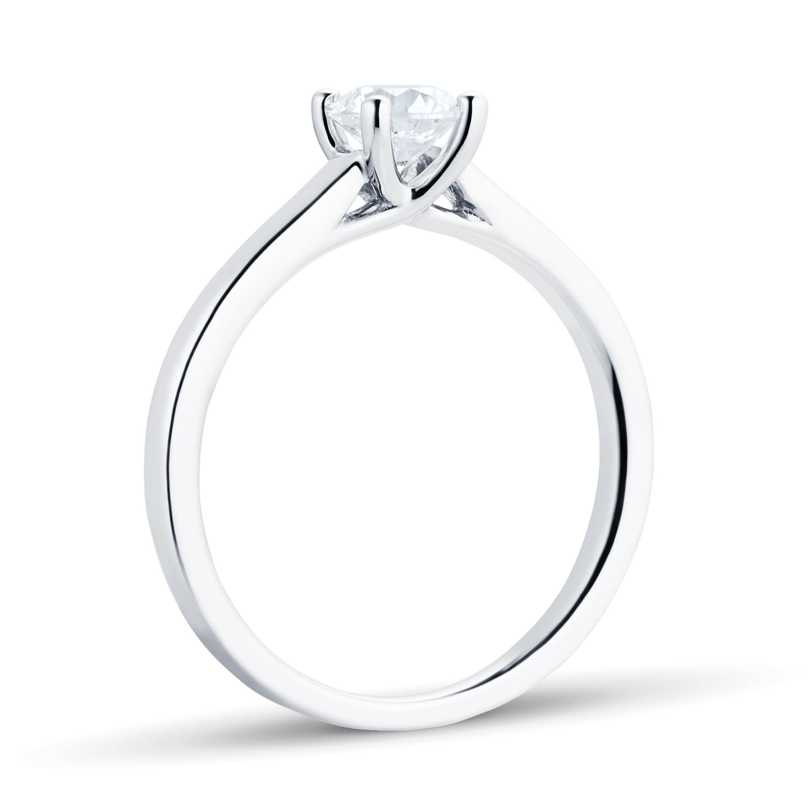 Goldsmiths Platinum Diamond Soliaire Engagement Ring