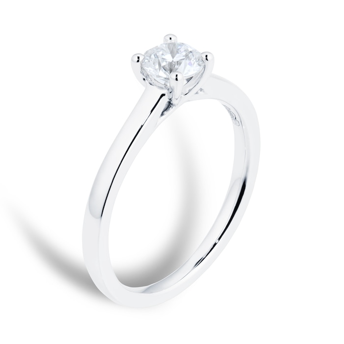 Goldsmiths Platinum Diamond Soliaire Engagement Ring