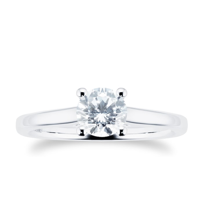 Goldsmiths Platinum 0.70ct Diamond Solitaire Engagement Ring