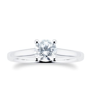 Goldsmiths Platinum 0.70ct Diamond Solitaire Engagement Ring