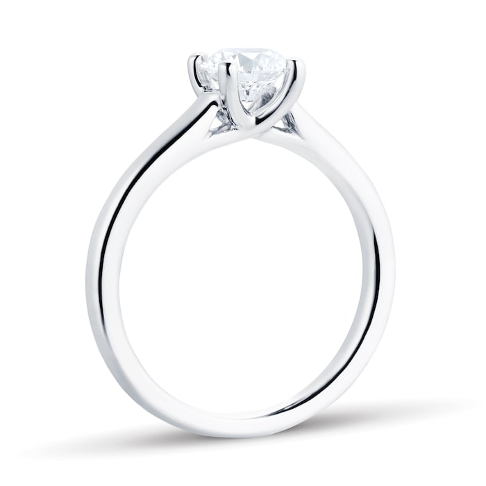 Goldsmiths Platinum 0.70ct Diamond Solitaire Engagement Ring