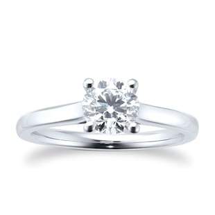 Goldsmiths Platinum 1ct Diamond Solitaire Engagement Ring