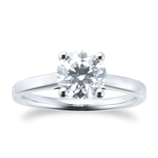 Best Luxury 
Platinum 1.5ct Diamond Solitaire Engagement Ring