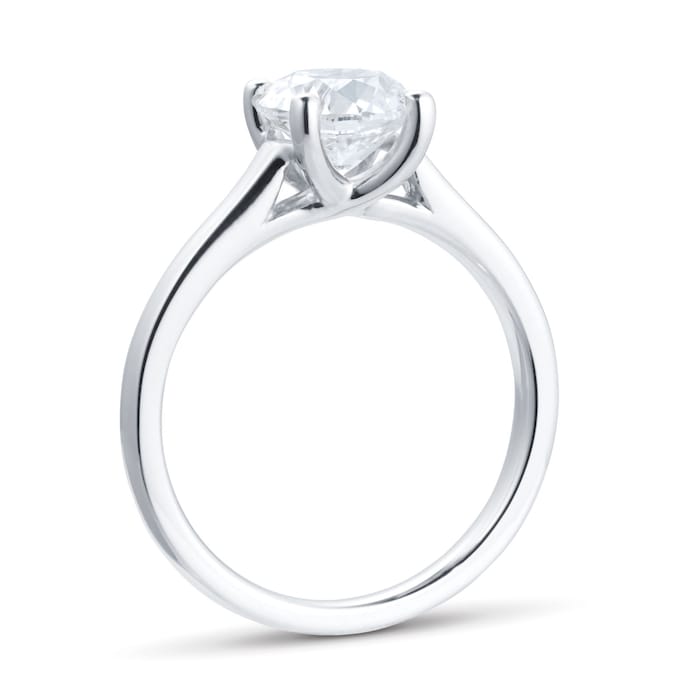 Goldsmiths Platinum 1.5ct Diamond Solitaire Engagement Ring