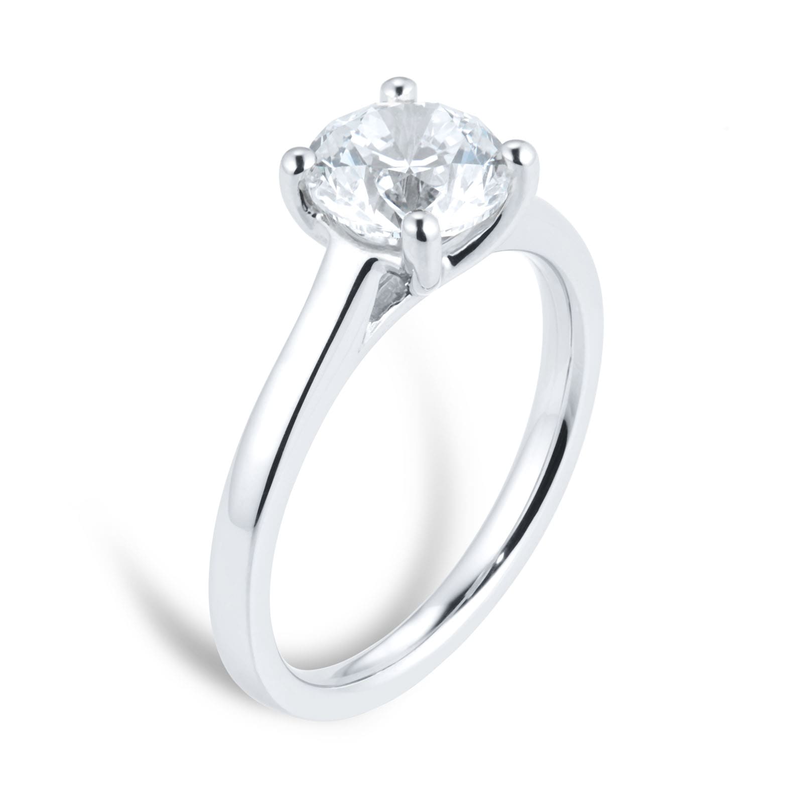 victoria ring - round lab grown diamond engagement ring, round diamond – J  Hollywood Designs