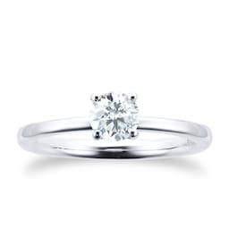 06019141 - 18ct White Gold 0.50ct Diamond Solitaire Engagement Ring