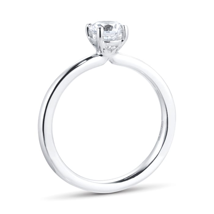 Goldsmiths 18ct White Gold 0.50ct Diamond Solitaire Engagement Ring