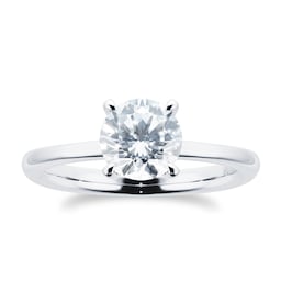 06019142 - 18ct White Gold 1.00ct Diamond Solitaire Engagement Ring