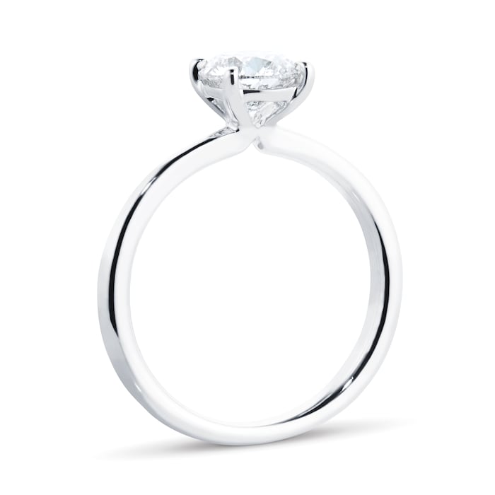 Goldsmiths 18ct White Gold 1.00ct Diamond Solitaire Engagement Ring