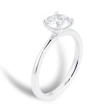 Goldsmiths 18ct White Gold 1.00ct Diamond Solitaire Engagement Ring