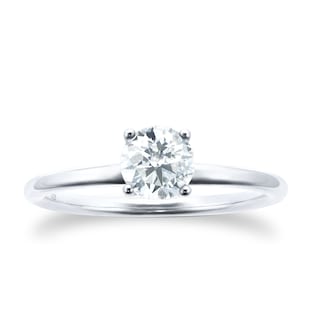 Best Luxury 
Platinum 0.73ct Diamond Hidden Halo Solitaire Engagement Ring
