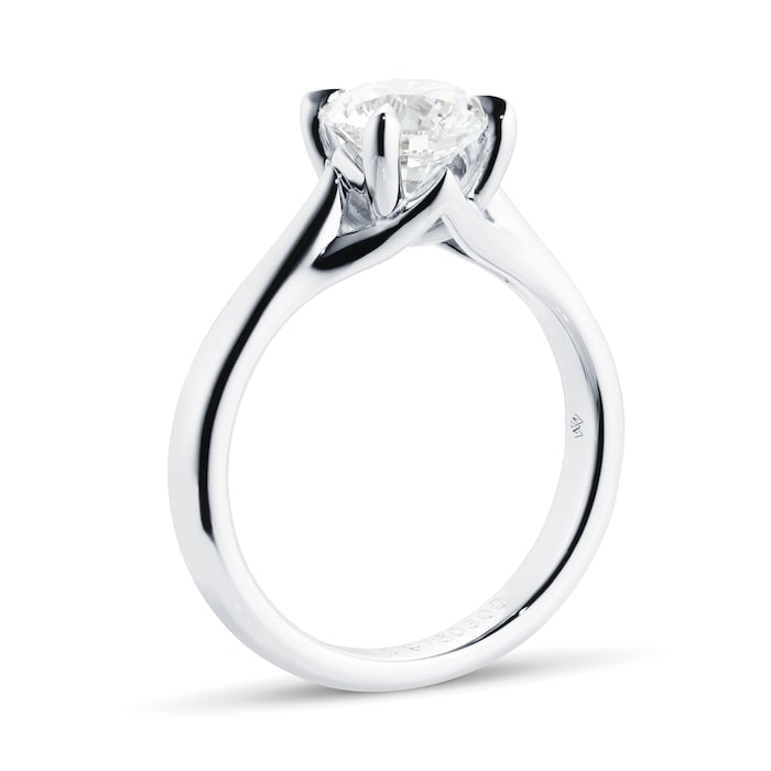 Mappin & Webb Platinum Ena Harkness 1.50cttw Diamond Ring