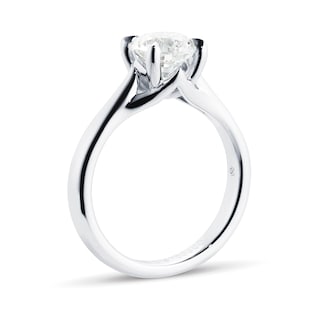 Mappin & Webb Platinum Ena Harkness 1.50cttw Diamond Ring